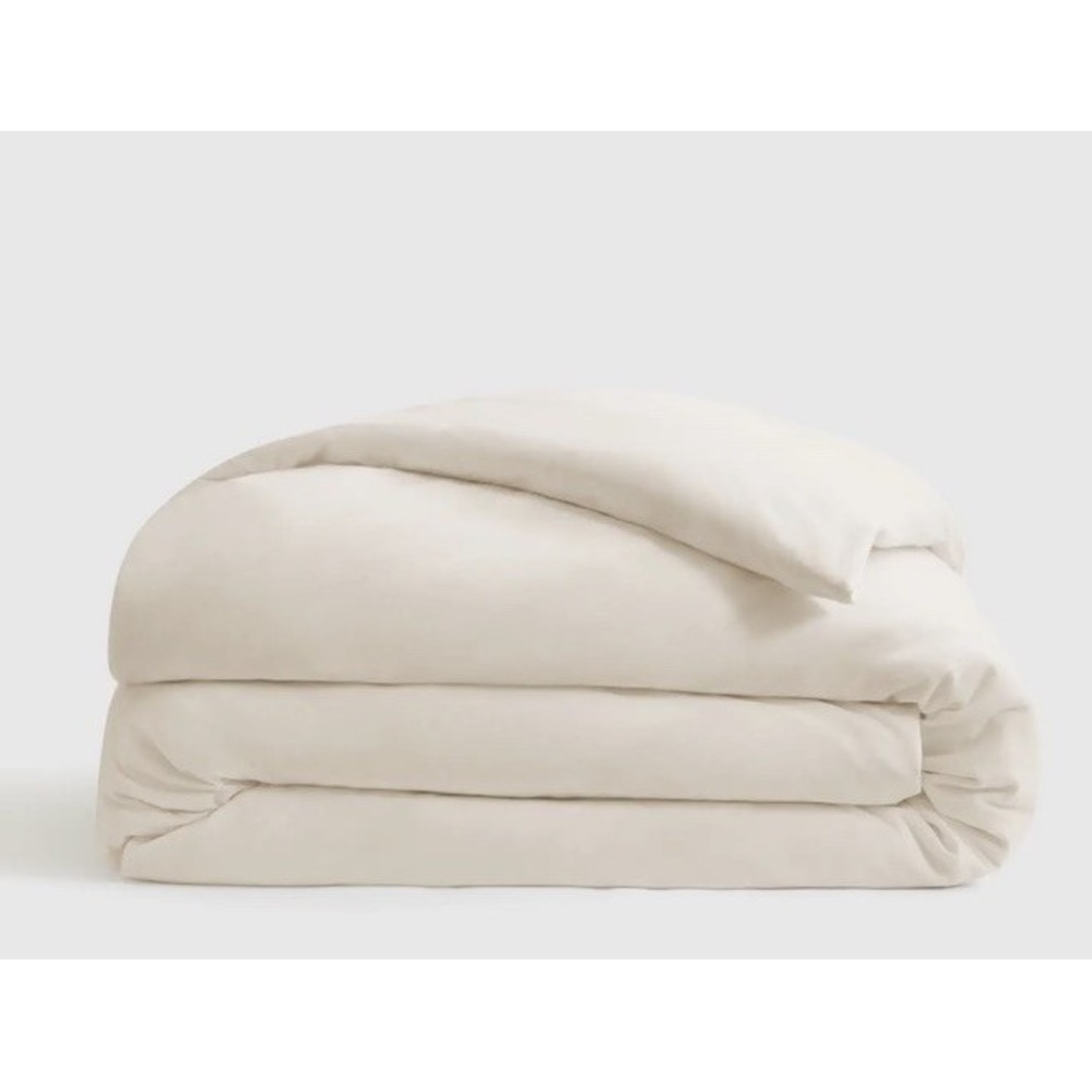 ORGANIC JERSEY DUVET COVER ONLY FULL / QUEEN Natural 100% COTTON MSRP $89.90